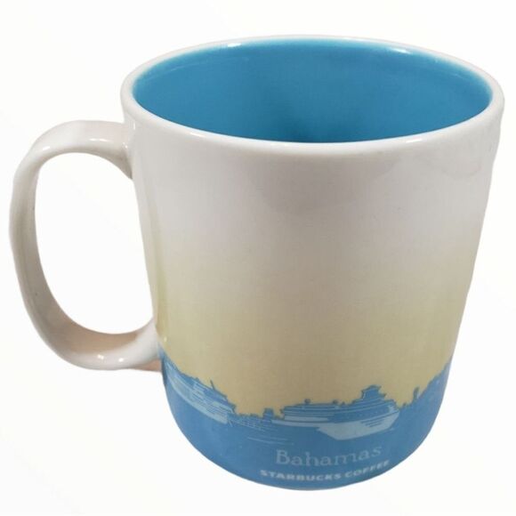 Bahamas Starbucks Coffee Mug 16 fl oz 2013 Souvenir Mug Used Condition - Picture 2 of 7